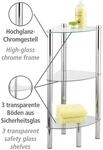 Yego Wenko Eckbadezimmer-regal, 3 Praktische Regale Einfach Zu Installieren Wenko