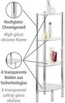 Eckregal Yago Mit 4 Glasablagen Badablage Regal Glasregal Standregal - Wenko