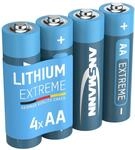 Extrem Lithium Batterie Aa Mignon 1,5v, 4 St&uuml;ck - Ansmann