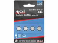 Hycell - Knopfzelle lr 44 1.5 v 4 St. 140 mAh Alkali-Mangan AG13