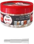 Tox - Allzweckd&uuml;bel Deco 6x41 Mm In Runddose 6/41, 016260041, 100 St&uuml;ck