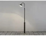 Gro&szlig;e Mastleuchte Vega Aus Aluminium Schwarz, H&ouml;he 240cm