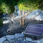 Esotec Solarstrahler 4er-set Quattro Power Mit Solarmodul Wetterfest Ip65 102142