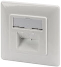 Wandsteckdose Digitus Cat6a Class Ea Geschirmt 2xrj45 B&uuml;ndig Montierbar Wei&szlig;