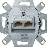 Berker Kategorie 6 Klasse E 8/8p Doppel-rj45-buchse 455501