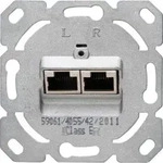 Netzwerkanschlussdose Cat6, 2x Getrennte Anschl&uuml;sse (10gbit/s/500mhz) - 920100183 -