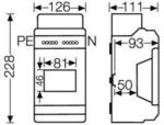 Hensel Automatengeh&auml;use Kv Pc 9104 4,5te Ip65