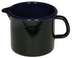 Riess Schnabeltopf &Oslash;16cm 2 Liter Schwarz/blau Emaille