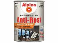 Alpina - Metallschutz-Lack Anti-Rost 25 l hellgrau matt Metallack Schutzlack