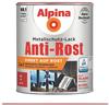 Alpina - Metallschutz-Lack Anti-Rost 750 ml rot matt Metallack Schutzlack