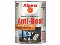 Alpina - Metallschutz-Lack Anti-Rost 25 l weiß matt Metallack Schutzlack