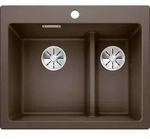 Blanco Einbaubecken Pleon 6 Split, Silgranit, Cafe, Handbedienung