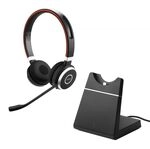 Jabra 6599 823 499 Kabelgebundener Und Kabelloser Over-ear-kopfh&ouml;rer F&uuml;r B&uuml;ro,