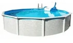 Steinbach Stahlwand Swimming Pool Set "grande Rund", &Oslash; 457 X 135 Cm, Ohne