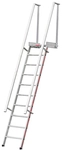 Matis&egrave;re - Industrietreppe 6 Stufen - Standh&ouml;he 1.38m - Stufenbreite 500mm -