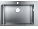 Hansgrohe - Abw&auml;schen - Einbausp&uuml;lbecken S711-f660, Edelstahl 43302800