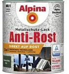 Metallschutz-lack Hammerschlag 750 Ml Gr&uuml;n Metallack Schutzlack - Alpina