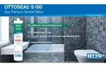 Ottoseal S100 Premium-sanit&auml;r-silikon 300ml C15 Mittelbraun