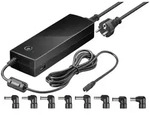 Goobay - Notebook-netzteil 134,5 W, Inkl. 8x Dc-adapter Und 1x Usb-a-buchse, 12 V -