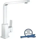 Grohe Sail Cube K&uuml;chenarmatur 31393000 Chrom, Hoher Auslauf, Schwenkbar