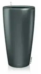 Lechuza - Blumentopf Rondo 40 Komplett-set Grau-metallic 15743