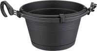 Green Basic H&auml;ngeampel Lebhaft Schwarz, &Oslash; 28 Cm