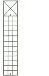 Rankgitter Trigo 200 X 40 Cm Antik-gr&uuml;n