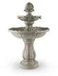 Vogelsbrunn Springbrunnen 60x90cm 3w Solar Akku Beton-optik