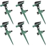 Impuls-rasensprenger Sprenger Sprinkler Impulsregner 6er Vidaxl