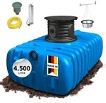4rain - Flat S Flachtank-paket 4500 Liter Garten-comfort