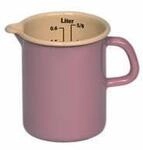 Riess Messbecher Emailliert 0,5 Liter Rosa/bunt