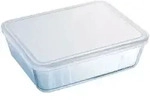 Pyrex - Rechteckige Schale 1,5 L Glas + Kunststoffabdeckung 242p000/5046