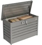 Paket-box Gr&ouml;&szlig;e 100 Quarzgrau-metallic