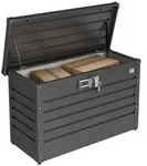 Paket-box Gr&ouml;&szlig;e 100 Dunkelgrau-metallic