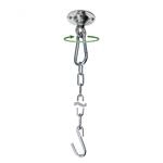 Amazonas Deckenhaken Power Hook F&uuml;r H&auml;ngesessel Kugelgelagert Belastbar Bis 200 Kg