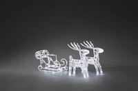 Konstsmide Led Acryl-set Schlitten Mit 2 Rentieren Led-figuren