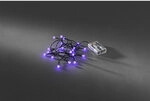 Led Globelichterkette,timer, 20purpur Led,batterieb.,schw.k