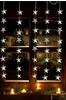 F-h-s International - led Lichtervorhang 40er Sterne warmweiß 1x1,2m innen / außen