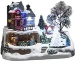 Konstsmide Led Szenerie Bahnhof Mit Animation 23,5 X 16 X 17 Cm Weihnachtsdeko