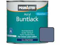 Primaster - Acryl Buntlack 750ml Taubenblau Glänzend Wetterbeständig Holz & Metall