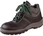 Bau-schn&uuml;rstiefel 39000, Gr. 39, Schwarz/grau, Leder, S3, Sra, En20345