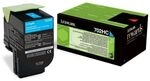 Lexmark Toner 70c2hc0 Cyan - Originaltoner F&uuml;r Lexmark Cs310, Cs410, Cs510...