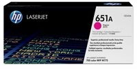 Hewlett Packard Hp Ce343a / 651a Original Toner Magenta F&uuml;r Ca. 16.000 Seiten