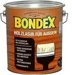 Holzlasur F&uuml;r Au&szlig;en 4 L Kiefer Lasur Holz Holzschutz Schutzlasur - Bondex