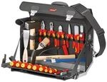 Knipex - Werkzeugtasche Aus Starkem Rindsleder Mit Vortasche, Seitenteile Und