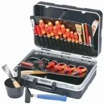 Werkzeugkoffer Elektro, 25teilig, 4zangen, 1hammer, 1xkabschneid, 2xph, 2xpz,