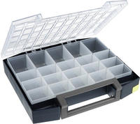 Sortimentskoffer Polycarbonat Boxxser 80 5x10-20 Blau Raaco