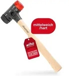 Wiha Schonhammer Safety Mittelweich/hart Rund-schlagkopf 40 I 325mm Perfekt F&uuml;r