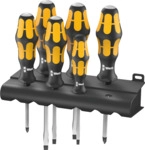 932/6 Schraubmeisselsatz 6-teilig + Rack - Wera