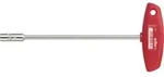 Steckschl&uuml;ssel Mit Quergriff Sechskant Glanzvernickelt 10,0 Mm (00978) - Wiha